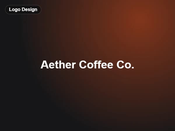 Aether Coffee Co. — Logo Design