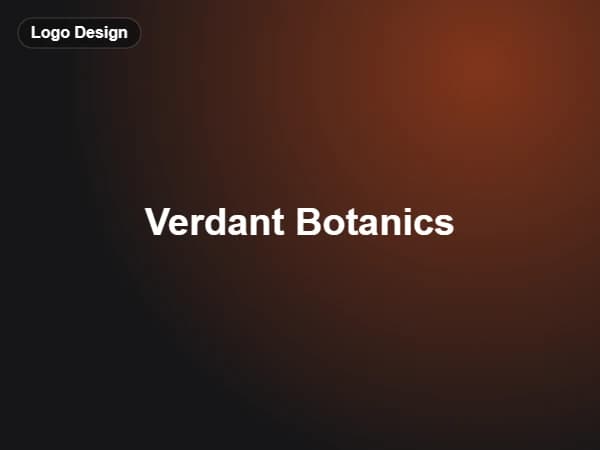 Verdant Botanics — Logo Design
