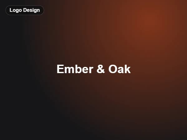 Ember & Oak — Logo Design